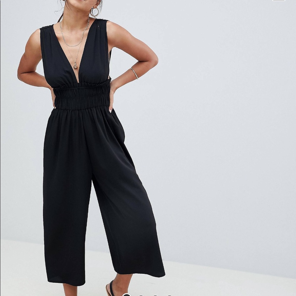ASOS Deep Plunge Jumpsuit